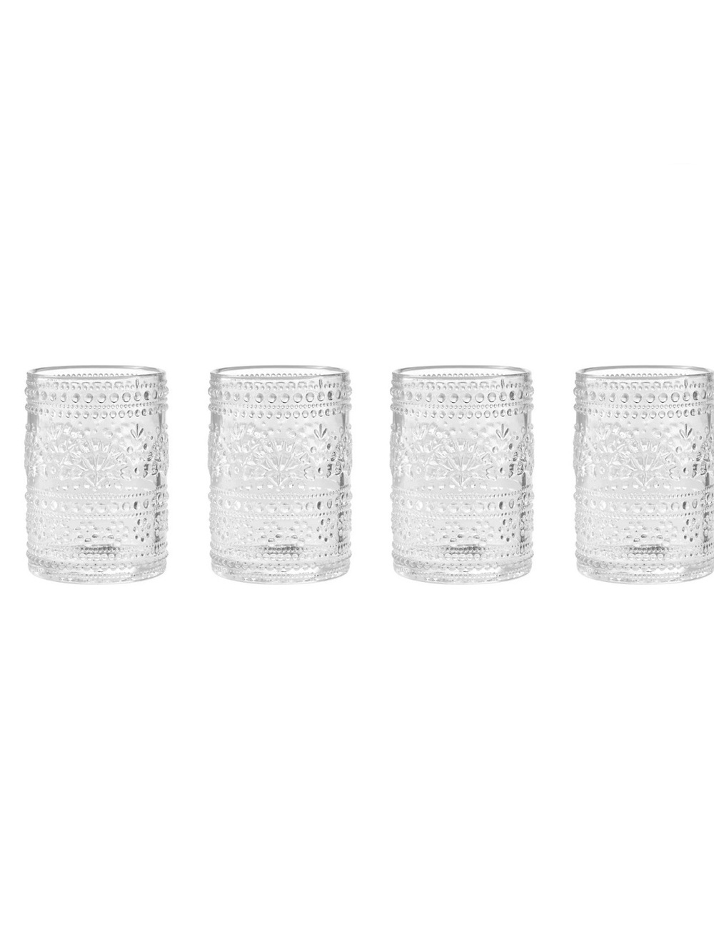 Set of 4 11oz Pioneer Woman Channing Glass Tumbler •Sold Out• - Picture 2 of 4